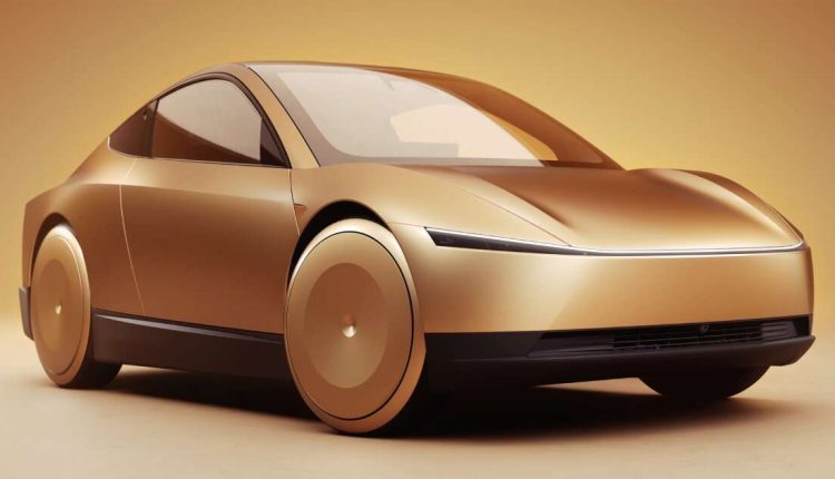 tesla driverless car